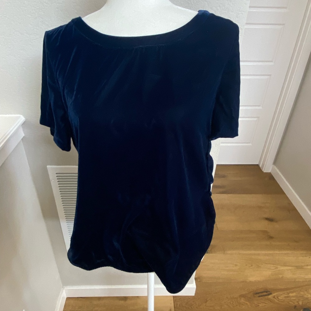 Banana republic velvety top.
